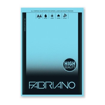 Копирен картон Fabriano, A4, 160 g/m2, син, 50 листа image