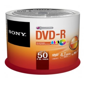Sony 50 DVD-R ink printable