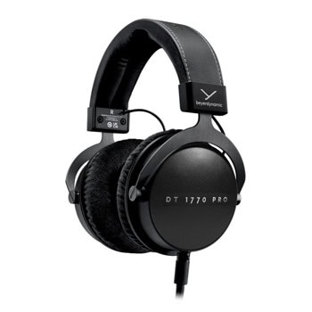 Слушалки beyerdynamic DT 1770 Pro MK II, 6.35 mm жак, ХLR-3 конектор, 5 - 40 000 Hz честотен диапазон, 30 ohms, черни | JAR Computers слушалки beyerdynamic dt 1770 pro mk ii черни
