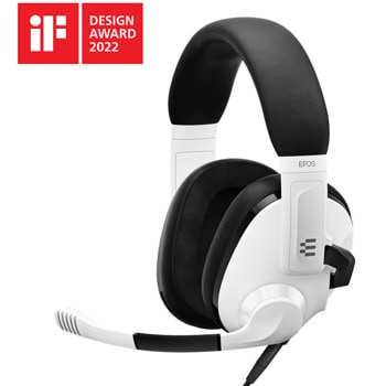 Слушалки EPOS H3, микрофон, гейминг, бели | JAR Computers Epos H3 1000889