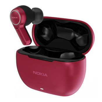 Слушалки Nokia Clarity 2+, безжични, микрофон, Bluetooth, ANC шумопотискане, до 7 часа време на работа, IPX4 водоустойчивост, розови | JAR Computers Nokia Clarity Earbuds 2+ Pink 8P00000288