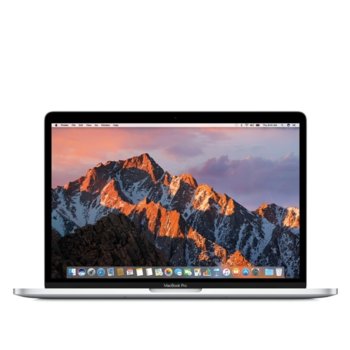 Лаптоп Apple MacBook Pro 13 (Z0UP00058/BG), сребрист, двуядрен Kaby Lake Intel Core i5-7267U 3.1/3.5GHz, 13.3" (33.78 cm) Quad HD IPS LED Retina Display, 8GB, 256GB SSD, 4x Thunderbolt 3, Sierra, 1.37kg | JAR Computers Apple MacBook Pro 13 Silver Z0UP00058/BG