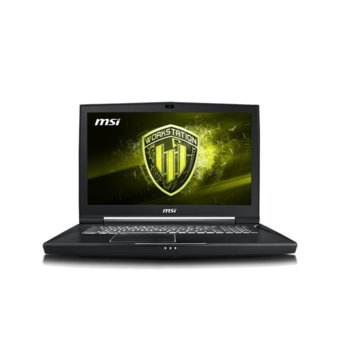 Лаптоп MSI WT75 8SM (9S7-17A512-044), шестядрен Coffee Lake Intel Core i7-8700 3.2/4.6 GHz, 17.3" (43.94 cm) 4K/UHD IPS Anti-Glare Display & Quadro P5200 16GB, (mDP), 32GB DDR4, 256GB SSD & 1TB HDD, 1x USB 3.1 Type C, Windows 10 | JAR Computers MSI WT75 8SM 9S7-17A512-044