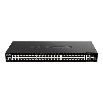 Суич D-Link DGS-1520-52, 1000Mbps, 52 порта, 48x 1000Base-T RJ-45, 2x 10GBase-T RJ-45, 2x 10GBase-X SFP+ | JAR Computers D-Link DGS-1520-52