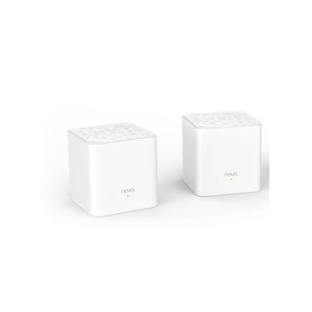 Wi-fi система Tenda AC1200 Whole Home Mesh (2-pack), 2.4GHz(300Mbps)/5GHz(867Mbps), Wireless AC, 2x 10/100/1000, 1x WAN1000, 2x вътрешни 3dbi антени | JAR Computers Tenda AC1200 Whole Home Mesh WiFi System (2-Pack)