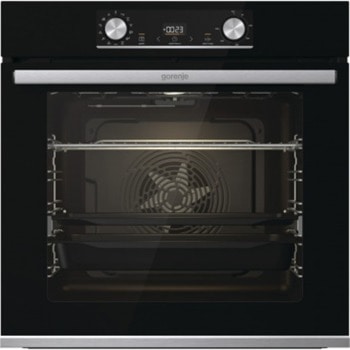 Фурна за вграждане Gorenje BOSX6737E13BG, клас А, 77л. обем, AirFry готвене с горещ въздух, ExtraSteam, PerfectGrill, AquaClean, FastPreheat, FrozenBake, StepBake, GentleBake, черна | JAR Computers Gorenje BOSX6737E13BG 21534