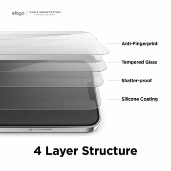 Elago Tempered Glass за iPhone 13/13 Pro