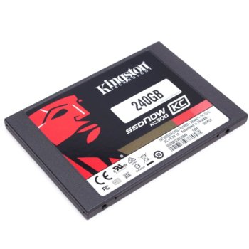 Памет 240GB, Kingston 600, KC300, SSDNow SATA 6Gb/s, 2.5" (6.35 cm), 3г. | JAR Computers 240GB Kingston 600 SSDNow SATA 6Gb/s