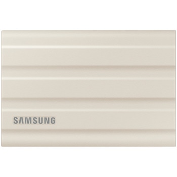 Памет SSD 2TB, Samsung T7 Shield Beige (MU-PE2T0K/EU_2Y), USB 3.2 Gen 2, външна, скорост на четене до 1050MB/s, скорост на запис до 1000 MB/s | JAR Computers Samsung T7 Shield Beige 2TB MU-PE2T0K/EU_2Y
