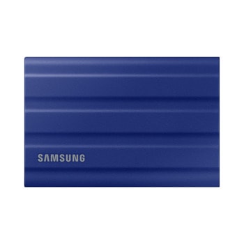 Памет SSD 2TB, Samsung Portable NVME SSD T7 Shield, USB 3.2 Gen.2, външна, скорост на четене 1050MB/s, скорост на запис 1000 MB/s, син | JAR Computers Samsung Portable NVME SSD T7 Shield 2TB