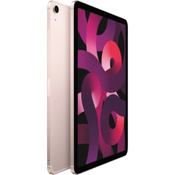 Таблет Apple iPad Air 5 Cellular (MM6T3HC/A)(розов), 5G, 10.9" (27.69 cm)True Tone дисплей, осемядрен Apple M1 3.2 GHz, 8GB RAM, 64GB Flash памет, 12 & 12 Mpix камера, iPadOS image