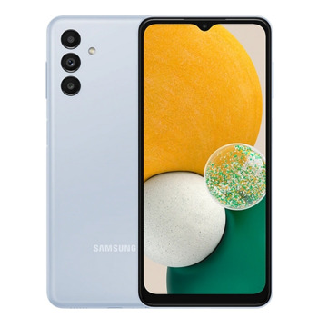 Смартфон Samsung SM-A136 GALAXY A13 5G (син) (SM-A136BLBVEUE), поддържа 2 SIM карти, 6.5" (16.51 cm) PLS LCD дисплей, осемядрен Mediatek MT6833 2.2 GHz, 4GB RAM, 128GB Flash памет (+microSD слот), 50.0 +2.0 +2.0 & 5.0 MPix камера, Android, 195 g | JAR Computers Samsung SM-A136 GALAXY A13 5G 4/128GB Blue