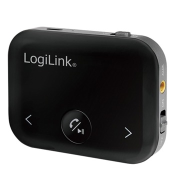 Аудио трансмитер Logilink Bluetooth Audio Adapter (BT0050), Bluetooth 4.2, Micro USB, до 10 часа време на работа, черен image