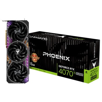 Видео карта Nvidia GF RTX 4070 Ti Super, 16GB, Gainward Phoenix GS, PCI-E 4.0, GDDR6X, 256-bit, DisplayPort, HDMI | JAR Computers Gainward GF RTX 4070 Ti Phoenix GS