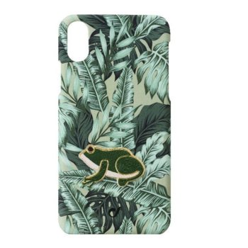 Калъф за Apple iPhone X/XS, Cellular Line Patch, твърд калъф с гумена рамка, щампа жаба | JAR Computers Cellular Line Patch for Apple iPhone X/XS frog