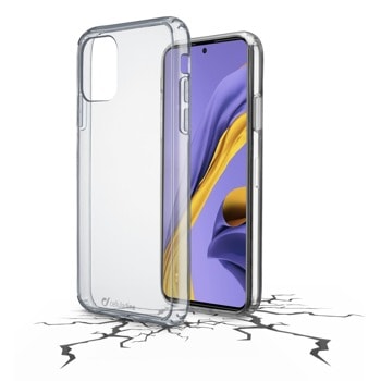 Калъф за Samsung Galaxy A51, термополиуретанов, Cellularline ClearDuo, прозрачен | JAR Computers Cellularline ClearDuo Samsung Galaxy A51