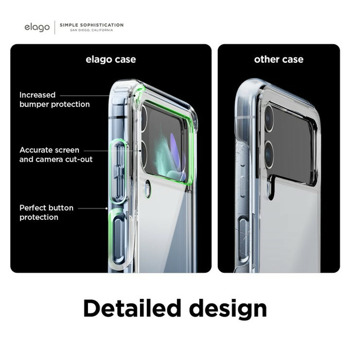 Hybrid Case за Samsung Galaxy Z Flip 3 прозрачен