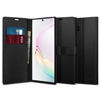 Spigen Wallet S Galaxy Note 10 Plus blk 627CS27475