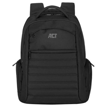 Раница за лаптоп Ewent ACT AC8535, до 17.3" (43.94cm), отделение за смартфон, водоустойчива материя, черна | JAR Computers Ewent ACT AC8535