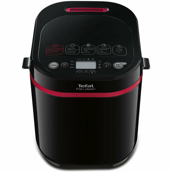 Хлебопекарна Tefal Pain Plaisir (PF220838), 650W, 17 програми, вместимост до 1000g, LCD дисплей, черна | JAR Computers Tefal PF220838