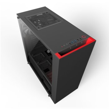 NZXT ELITE S340/MID TWR BL/RED