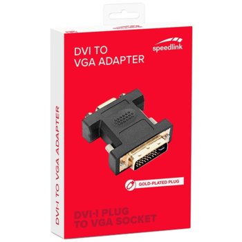 Speedlink DVI(м) to VGA(ж) SL-170009-BK