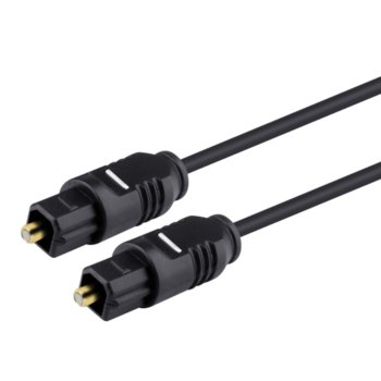 Оптичен кабел 20190234435, от Toslink(м) към Toslink(м), 5m, черен image