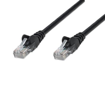 Пач кабел Cat.5e 5m UTP черен 320771
