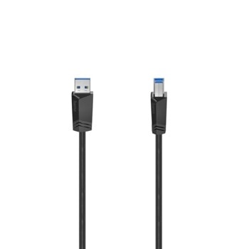 Кабел Hama 200625, от USB Type A(м) към USB Type B(м), 1.5m, черен image