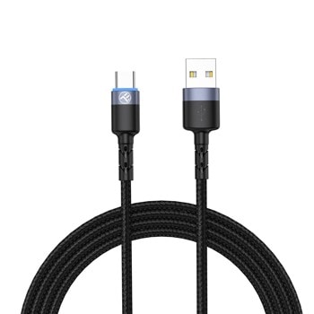 Кабел Tellur TLL155363, от USB C(м) към USB A(м), 1.2м, черен | JAR Computers Tellur TLL155363
