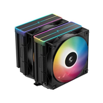 Охлаждане за процесор DeepCool AG620 BK ARGB V2, съвместимост със сокети Intel LGA 1851/1700/1200/115x & AMD AM5/AM4 | JAR Computers DeepCool AG620 BK ARGB V2 R-AG620-BKAMMN-GJD