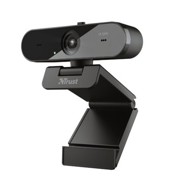 Уеб камера Trust Taxon, микрофон, QHD@30FPS, USB, черна image