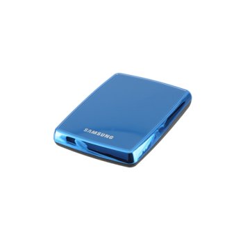 Твърд диск 500GB Samsung S2, външен, син, 2.5" (6.35 cm), USB 2.0 (+захранване през USB), 3г. | JAR Computers 500GB Samsung S2 син