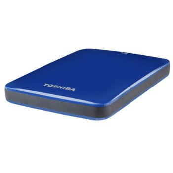 Твърд диск 1TB Toshiba STOR.E Canvio, син, 2.5" (6.35cm), външен, USB3.0, 2г. гаранция | JAR Computers 1TB Toshiba STOR.E Canvio Blue