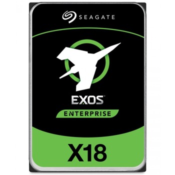Твърд диск 18TB Seagate Exos X18 SAS (ST18000NM004J), SAS 12Gb/s, 7200 rpm, 256MB кеш, 3.5" (8.89cm) | JAR Computers SEAGATE 18TB Exos X18 12 Gb/s SAS ST18000NM004J