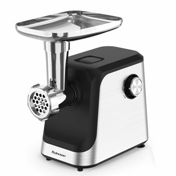 Месомелачка Rohnson R-5420, 2 кг/мин, меден двигател, обратна функция, приставка за приготвяне на доматено пюре, 2000W, сребриста | JAR Computers Rohnson R-5420