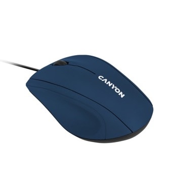 Мишка Canyon M-05, оптична (1000 dpi), USB, синя image