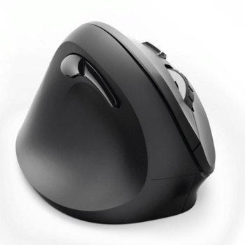 Мишка Hama EMW-500L, безжична, ергономична, оптична(1800dpi), USB, черна, за лява ръка image