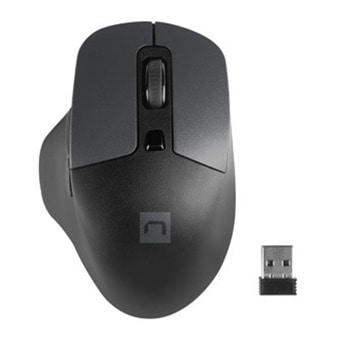 Мишка Natec Blackbird 2, оптична (1600 dpi), безжична, USB, черна, за дясна ръка | JAR Computers Natec Blackbird 2 NMY-1874