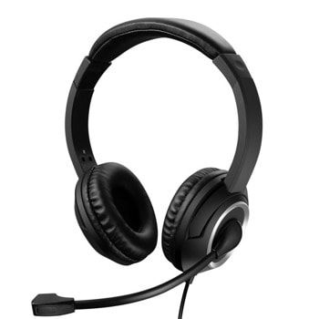 Слушалки Sandberg SNB-126-15, микрофон, AUX, 40 mm говорители, черни | JAR Computers Sandberg SNB-126-15