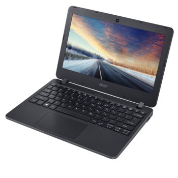 Лаптоп Acer TravelMate B117 (NX.VCGEX.007_SV.WNBAF.B01), дву-ядрен Intel Celeron N3050 1.6/2.16GHz, 11.6" (29.46 cm) HD LED Display (HDMI), 4GB, 500GB HDD, USB 3.0, Linux, 1.5kg | JAR Computers Acer TravelMate B117 NX.VCGEX.007_SV.WNBAF.B01