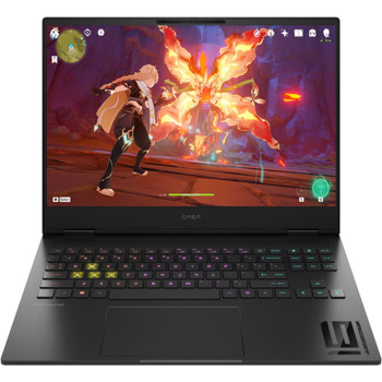 Лаптоп HP Omen Transcend 16-u1023nn (9Z8L7EA#ABB), двадесетядрен Intel Core i7-14700HX 2.1/5.5GHz, 16" (40.64cm) WUXGA IPS 165Hz Anti-Glare дисплей & GF RTX 4050 6GB, (HDMI), 16GB DDR5, 2TB SSD NVMe, 2x Thunderbolt 4, No OS, 2.18kg | JAR Computers HP Omen Transcend 16-u1023nn 9Z8L7EA#ABB