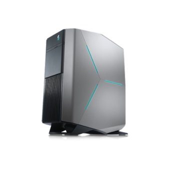 Настолен компютър Dell Alienware Aurora R6 (5397064033583), четириядрен Intel Core i7-7700 3.60/4.20GHz, NVIDIA GeForce GTX Titan X 12GB GDDR5X, 16GB DDR4, 512GB SSD & 1TB HDD, 7x USB 3.0, клавиатура и мишка, Windows 10 | JAR Computers Dell Alienware Aurora R6 5397064033583