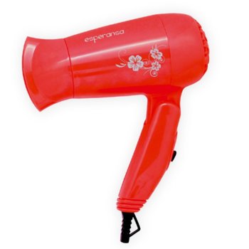 Сешоар SAPIR SP 1100 CR, 1200W, сгъваема дръжка, 2 степени, концентратор, червен | JAR Computers SAPIR SP 1100 CR, 1200W