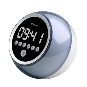 Тонколона Kisonli Q6C, 1.0, 5W, Bluetooth, бяла, слот за SD карта, RGB подсветка, до 4 часа време на работа | JAR Computers Kisonli Q6C