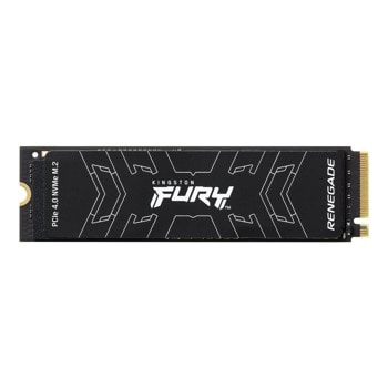 Памет SSD 2TB, Kingston FURY Renegade (SFYRD/2000G)(Нарушена опаковка), NVMe, M.2 (2280), скорост на четене 7,300 MB/s, скорост на запис 7,000MB/s | JAR Computers Kingston FURY Renegade 2TB Нарушена опаковка