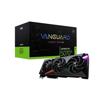 Видео карта Nvidia GF RTX 5070 Ti, 16GB, MSI VANGUARD SOC LAUNCH EDITION, PCI-E 5.0, GDDR7, 256-bit, DisplayPort, HDMI | JAR Computers MSI GeForce RTX 5070 Ti 16G VANGUARD SOC