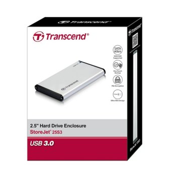 Transcend StoreJet 2.5 case USB 3.0 TS0GSJ25S3