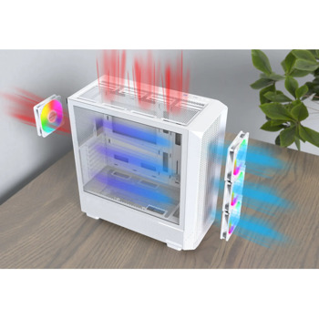 Montech X5 White | JAR Computers Montech X5 White