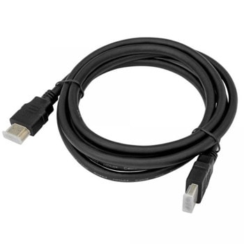 Кабел SBOX HDMI-8K-2M, от HDMI(м) към HDMI(м), 2m, черен | JAR Computers SBOX HDMI-8K-2M